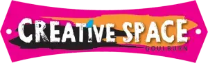 Colorful logo for Creative Space