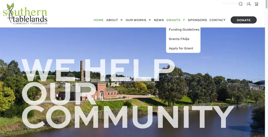 Southern Tablelands Community Foundation website