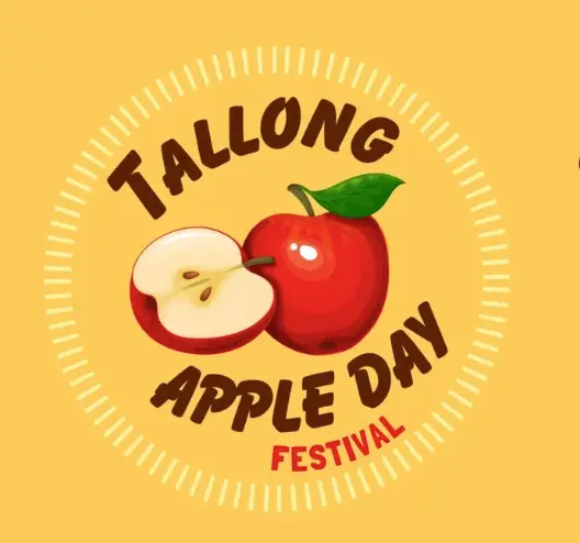 Red apple with sliced apple illustration