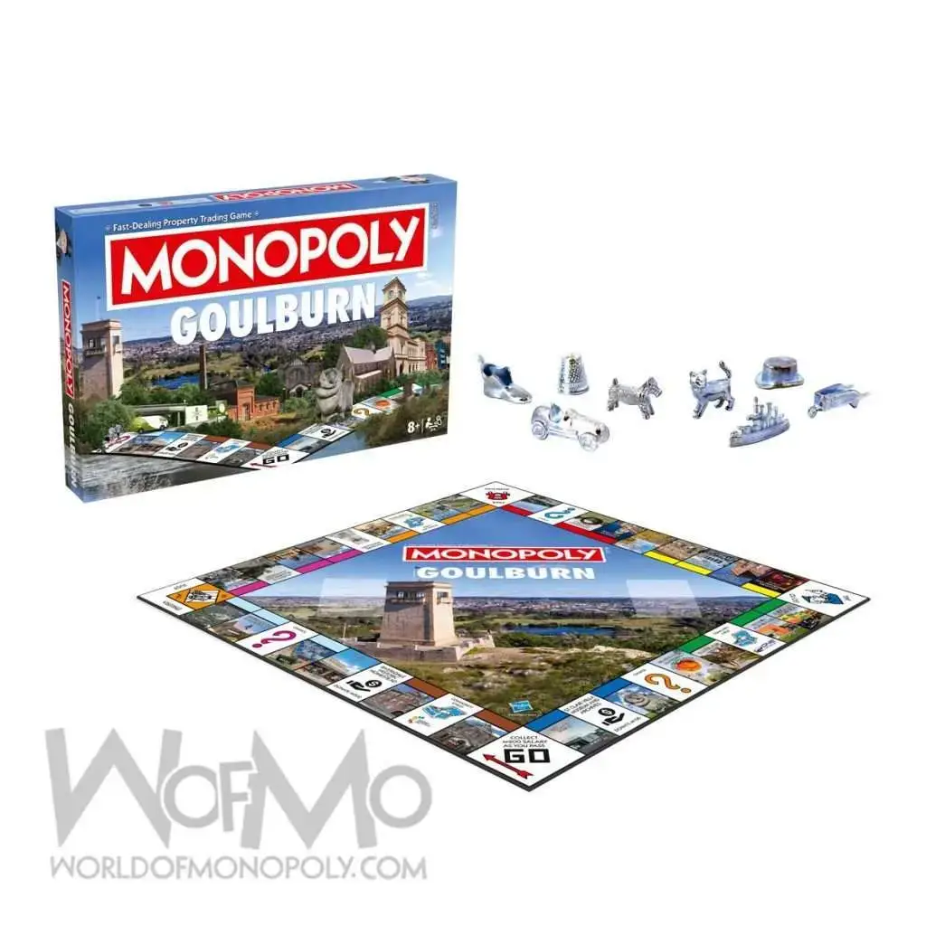 Monopoly game themed around Goulburn