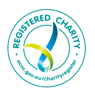 Logo for registered charity organization
